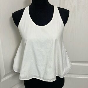 Apiece Apart A-line tank top size 0 fits XS white crisp double layered cotton